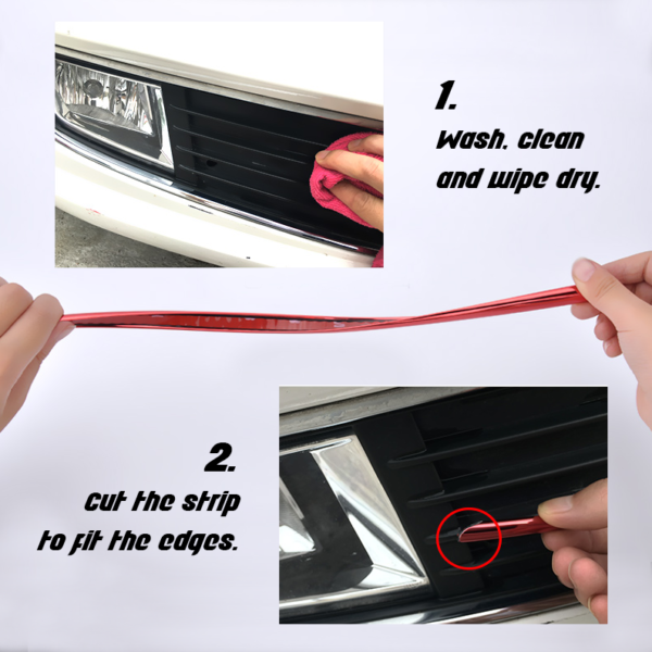 8 Metres Chrome Strip - Image 7