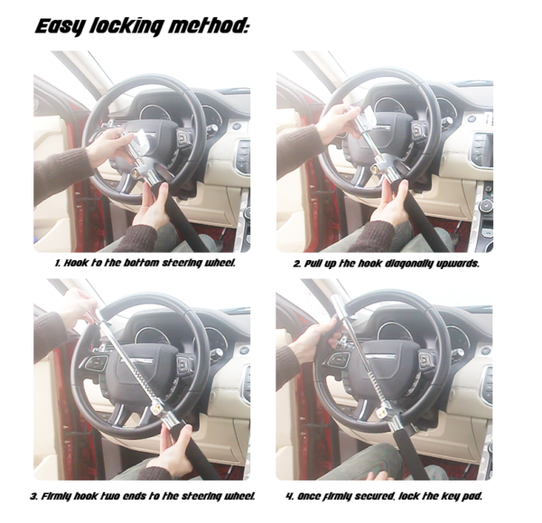 Anti-Theft Car Steering Wheel Lock - Image 7
