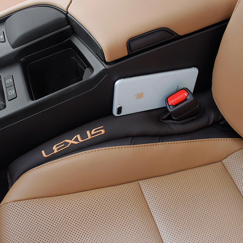 Fit for Lexus Is300 and all models Prevent items from falling Gap ZLYCZW 2Pcs PU Leather Car Seat Crevice Gap Filler Pad Leak-proof Strip for Car 