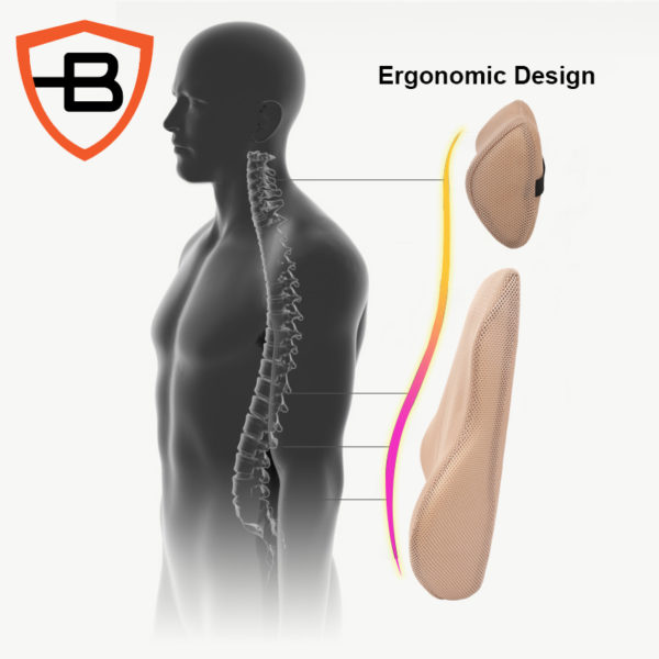 Ergonomic Car Neck and Lumbar Support